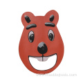 Funny bear-shaped bbq branding iron